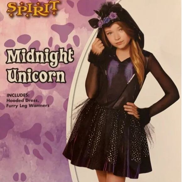 Midnight Unicorn‎ costume NWT kids 12-14 - Picture 2 of 6